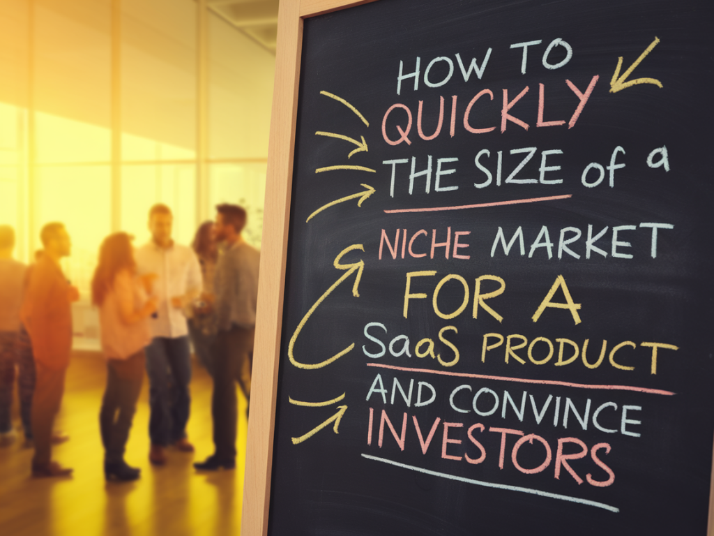 Comment évaluer rapidement la taille d'un marché niche pour un produit SaaS et convaincre des investisseurs