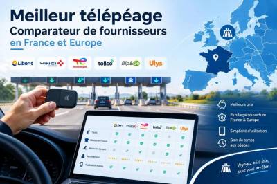 Meilleur télépéage : comparateur de fournisseurs en France et Europe