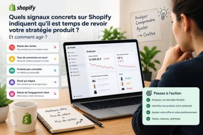 Quels signaux concrets sur shopify indiquent qu'il est temps de revoir votre stratégie produit et comment agir