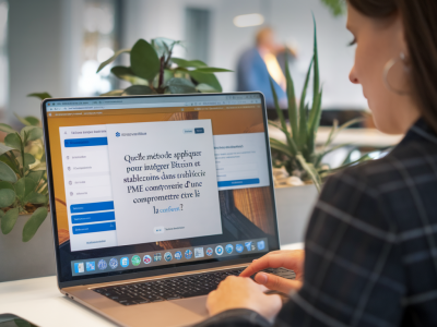 Quelle méthode appliquer pour intégrer bitcoin et stablecoins dans la trésorerie d'une pme sans compromettre la conformité